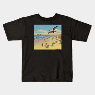 dino in the air Kids T-Shirt